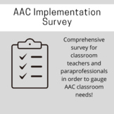 AAC Implementation Survey
