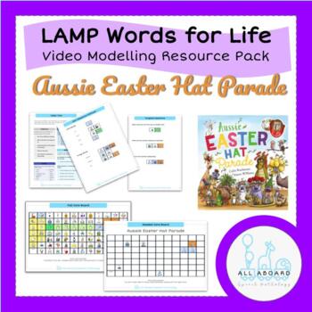 Preview of LAMP Words for Life AAC Modelling Pack: Aussie Easter Hat Parade