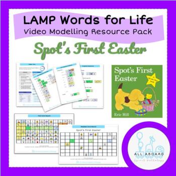 Preview of LAMP Words for Life AAC Modelling Pack: Spot's First Easter