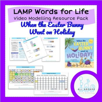 Preview of LAMP Words for Life AAC Modelling Pack: When The Easter Bunny Went on Holiday