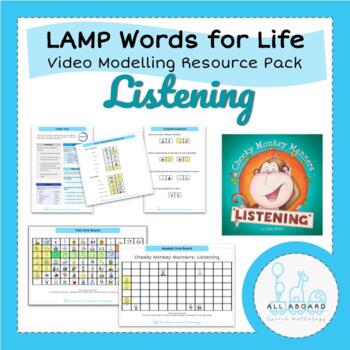 Preview of LAMP Words for Life AAC Modelling Pack: Manners - Listening