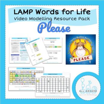 Preview of LAMP Words for Life AAC Modelling Pack: Manners - Please