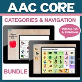 Navigating AAC CORE Words & Categories a GROWING BUNDLE