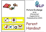 AAC Picture Exchange | Step-by-step handout | SLPmusthaves