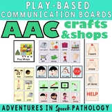 AAC Play-Based Communication Boards: Crafts & Shopping