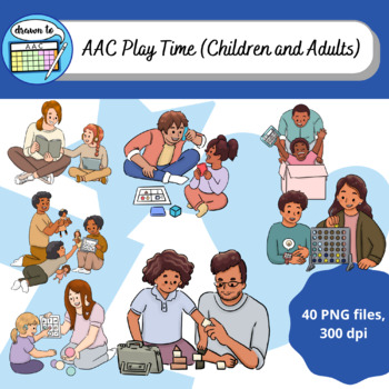 Preview of AAC Playtime children and adults