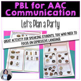 AAC Project Based Learning to Build Conversations Planning