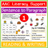 AAC Reading Writing Literacy with Symbols