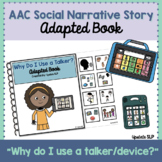 AAC Social Narrative Story Adapted Book | Why Do I Use a T
