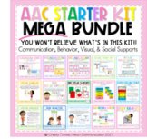 AAC Starter Kit Mega Bundle Communication, Behavior, Acade