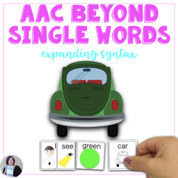 Preview of AAC Core Vocabulary Activity Move Beyond Single Core Word Syntax Speech Therapy