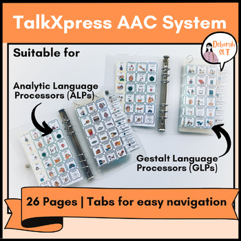 Preview of Communication Book & Board | AAC for Analytic & Gestalt Language Processors