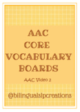 AAC Video 2: Core Communication Boards