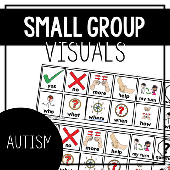 Preview of AAC Visuals - Sentence Strips - Speech Therapy - PreK - Autism