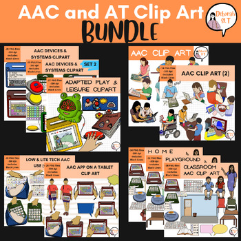 Preview of AAC and Assistive Technology Clip Art BUNDLE