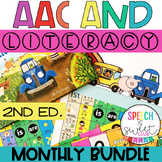 AAC and Literacy for the YEAR Set 2 - A Speech Therapy Bundle