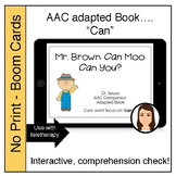 AAC core word "Can": Mr. Brown Can Moo l Distance Learning