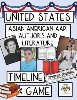 Preview of AAPI, Asian American History Month Authors: Timeline Game and Display