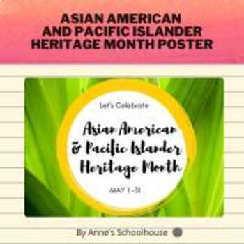 Preview of AAPI - Asian American and Pacific Islander Heritage Month Poster