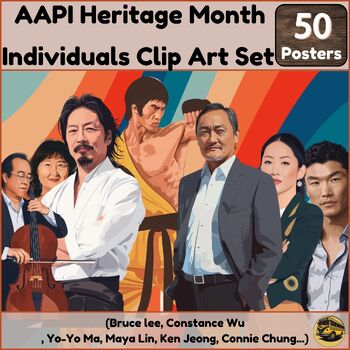 Preview of AAPI | Asian Pacific American Heritage Month Clipart Set
