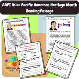 AAPI Asian Pacific American Heritage Month Reading Passages