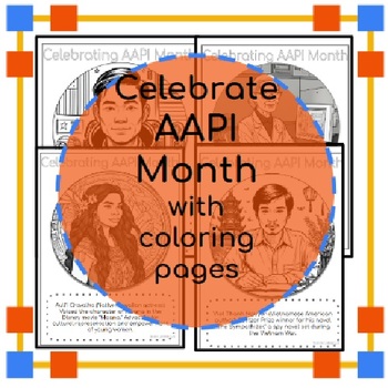 Preview of AAPI Heritage: Coloring Our Stories