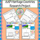 AAPI Heritage Countries Research Project | AAPI Heritage M