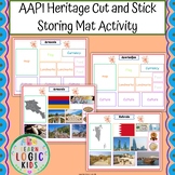 AAPI Heritage Cut and Stick Storing Mat Activity | AAPI He