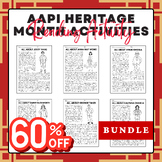 AAPI Heritage Month Activities - Reading Activity Pack Wor