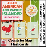 AAPI Heritage Month: Asian & Pacific Countries Map Flashcards!