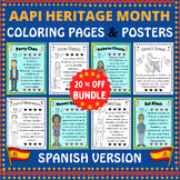 AAPI Heritage Month Biography, Poster & Coloring Pages Bun