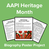 AAPI Heritage Month - Biography Poster Project