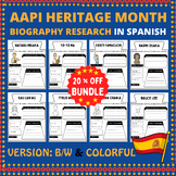 AAPI Heritage Month Biography Research Bundle / Celebrate 