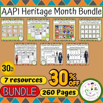 Preview of AAPI Heritage Month Bundle | AAPI Heritage Month Activities
