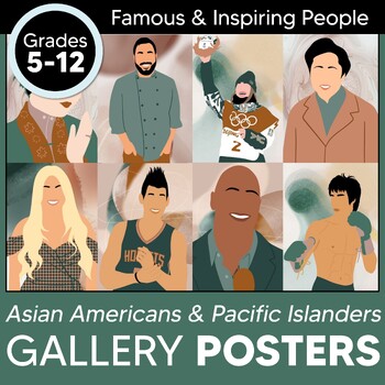 Preview of AAPI Heritage Month Classroom Decor Features Asian Americans & Pacific Islanders