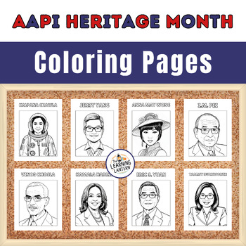 Preview of AAPI Heritage Month Coloring Pages