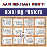 AAPI Heritage Month Coloring Posters