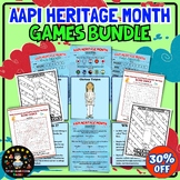 Asian Pacific American Heritage Month Fun Games BUNDLE | E