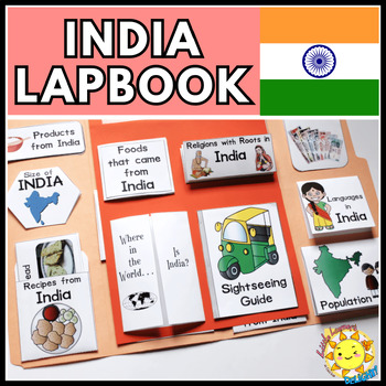 Preview of AAPI Heritage Month INDIA LAPBOOK Asian Pacific Countries Study/Research Project
