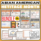 AAPI Heritage Month Printable Activities BUNDLE,coloring p