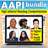 AAPI Heritage Month: Reading Comprehension Bundle (Digital