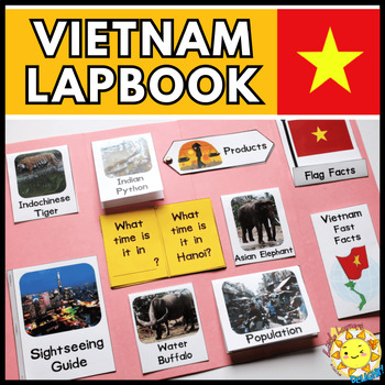 Preview of AAPI Heritage Month VIETNAM LAPBOOK Asian Pacific Country Study Research Project