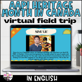 Preview of AAPI Heritage Month in Canada Virtual Field Trip  Lesson I English