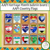AAPI Heritage bulletin board | AAPI Country Flags