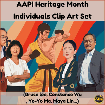 Preview of AAPI | Inspirational Asian Pacific American Heritage Month Clipart Set
