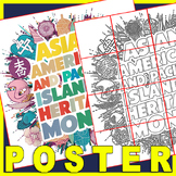AAPI Spring Bulletin Board Activity Coloring Pages Asian A