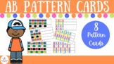 AB Pattern Cards for PreK and Kindergarten