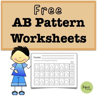 AB Pattern Worksheets