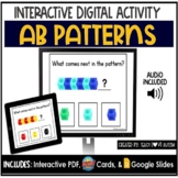 AB Patterns Digital Task Cards | Math Boom Cards