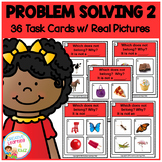 Problem Solving 2 Task Cards ABA Special Education